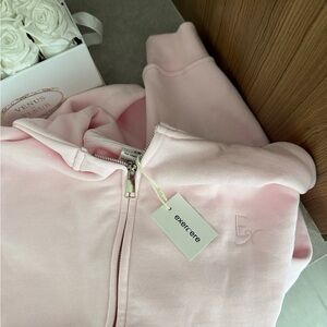 Exercere Pink Cropped Zip Hoodie NWT